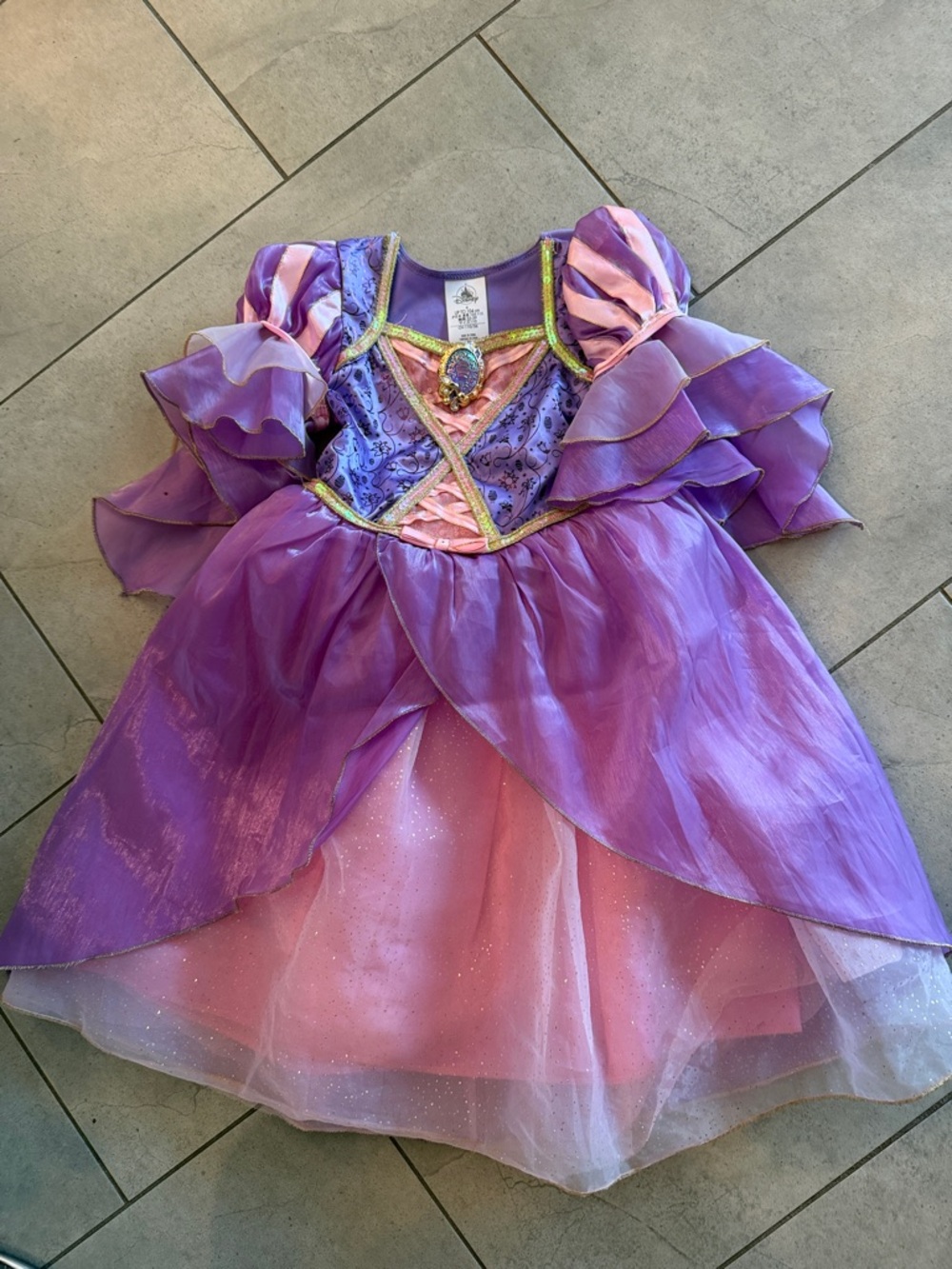 Rapunzel Princess Dress-Up Costume for Kids